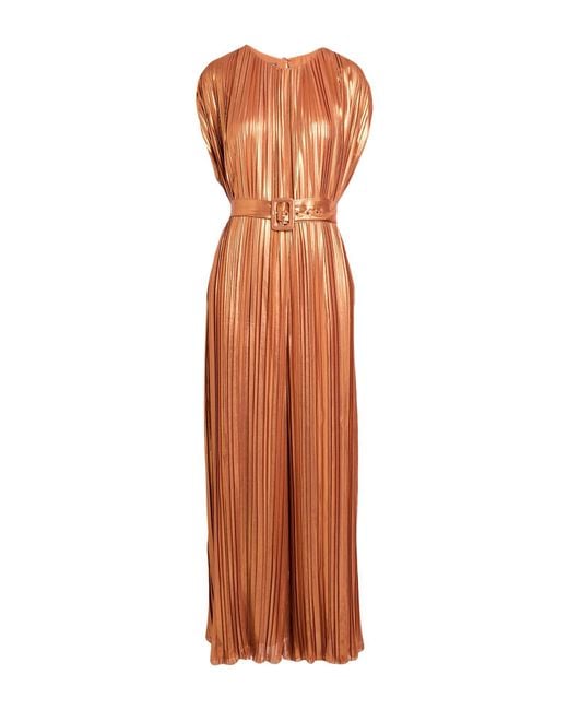 Maliparmi Brown Jumpsuit Polyester