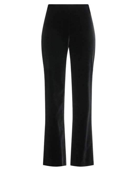 The Row Black Pants Cotton, Silk