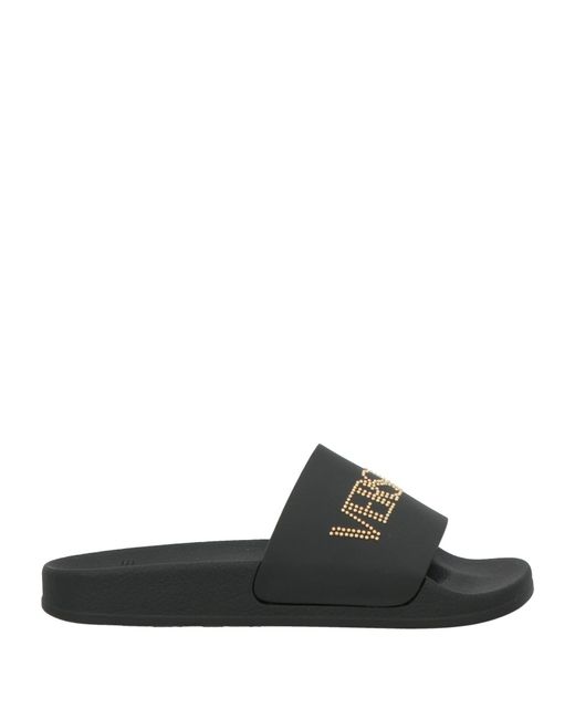 Versace Black Sandals