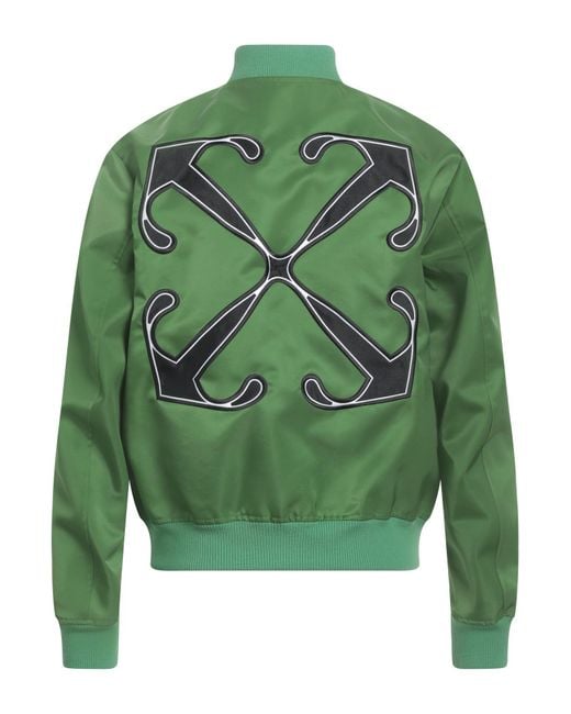Off-White c/o Virgil Abloh Green Jacket Polyamide, Polyester, Wool, Acrylic for men