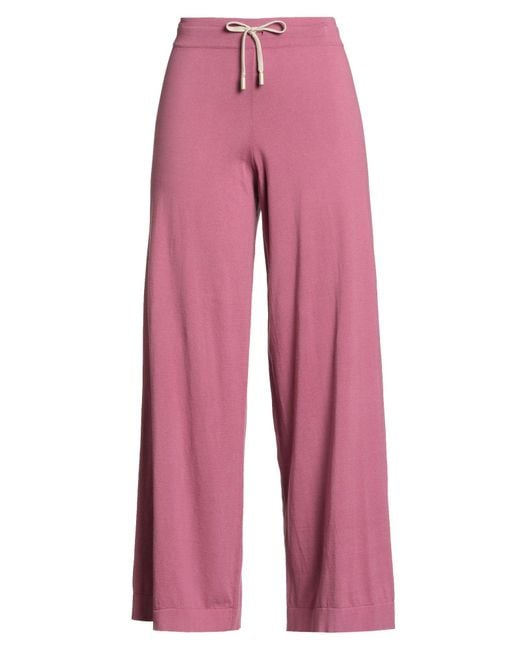 Fedeli Red Pants Cotton