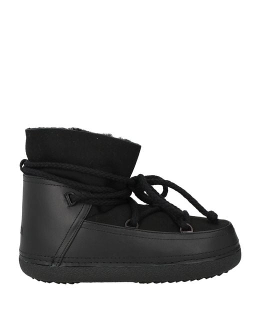 Inuikii Black Ankle Boots Shearling