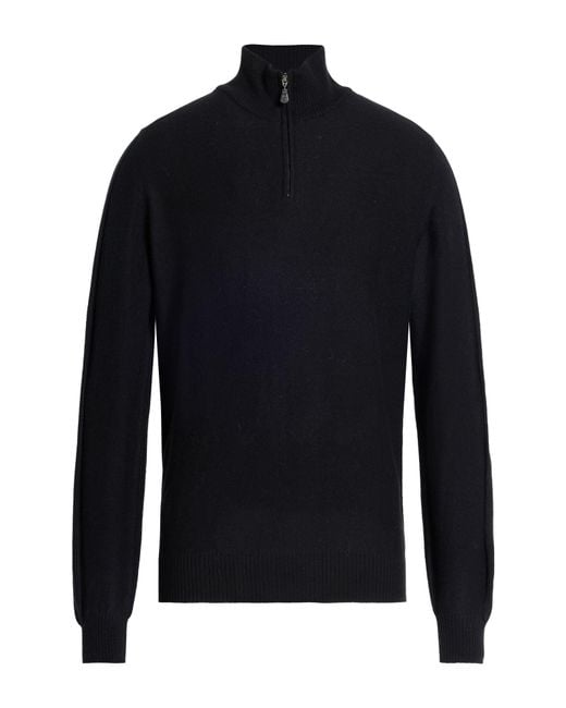 Alpha Studio Blue Turtlenecks for men