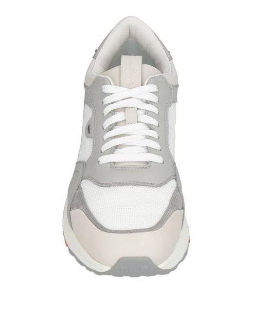Santoni White Trainers for men