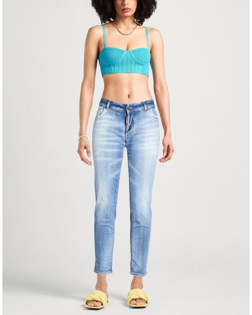 DSquared² Blue Jeans Cotton, Polyester, Elastane