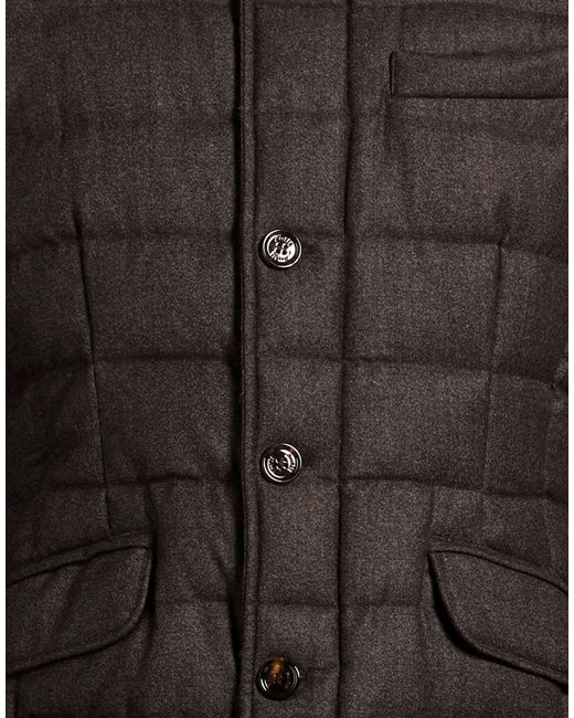 Moorer Black Puffer Virgin Wool for men