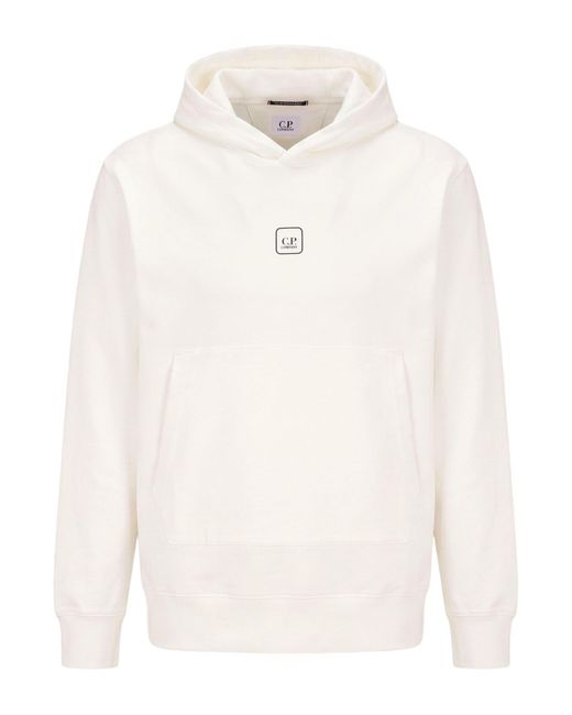 C P Company White Sweatshirts for men