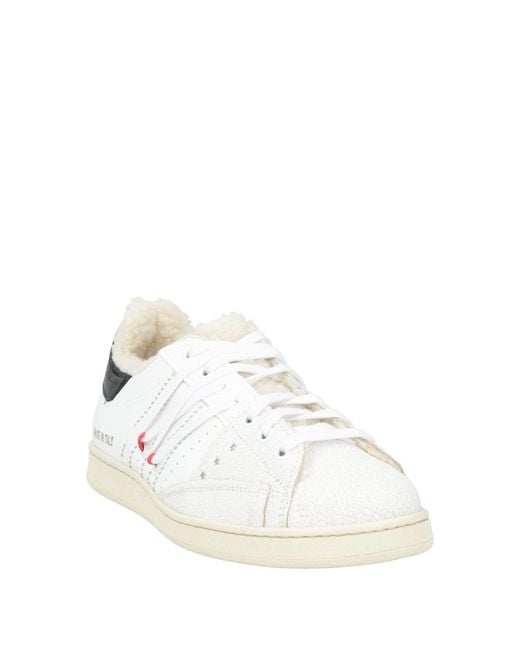 HIDNANDER White Sneakers Leather