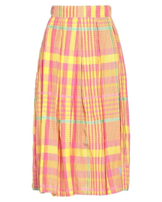 Jupe midi Department 5 en coloris Orange