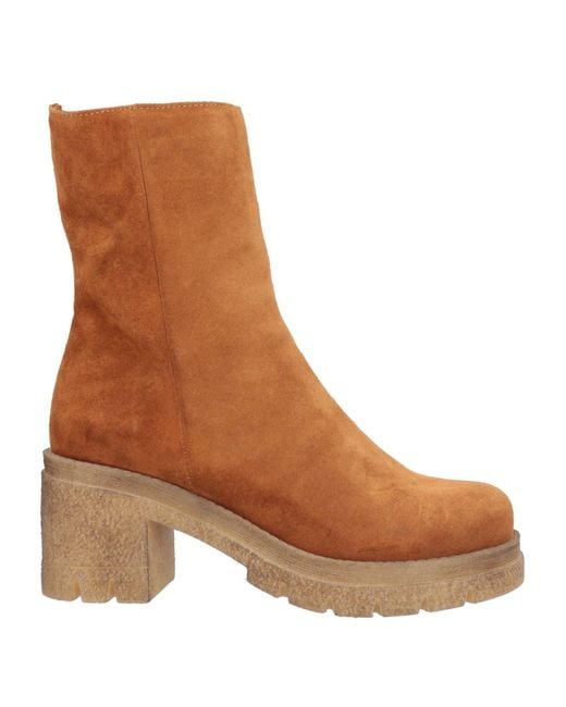 Ahilya Brown Ankle Boots