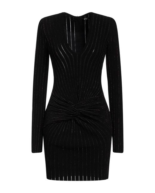 Balmain Black Mini Dress