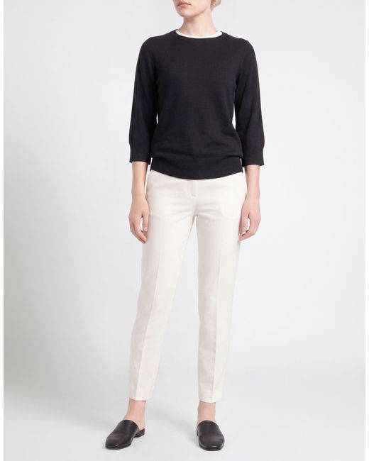 Aragona Black Sweater Merino Wool