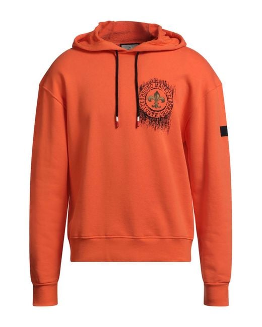 Sudadera Bruno Manetti de hombre de color Orange