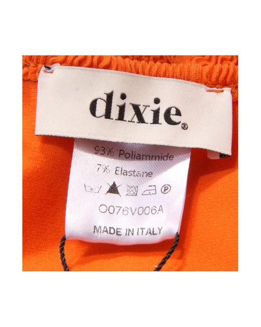 Dixie Orange Badeanzug
