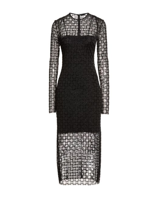 Givenchy Black Midi Dress Polyamide, Elastane