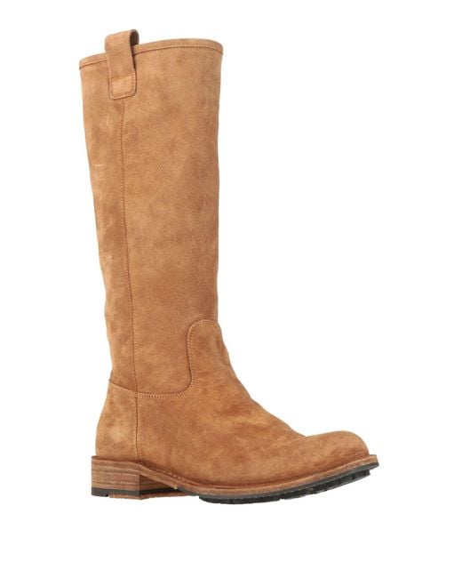 Officine Creative Brown Boot Leather