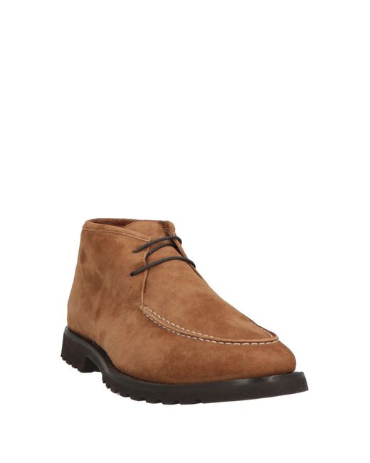 Andrea Ventura Firenze Brown Ankle Boots for men