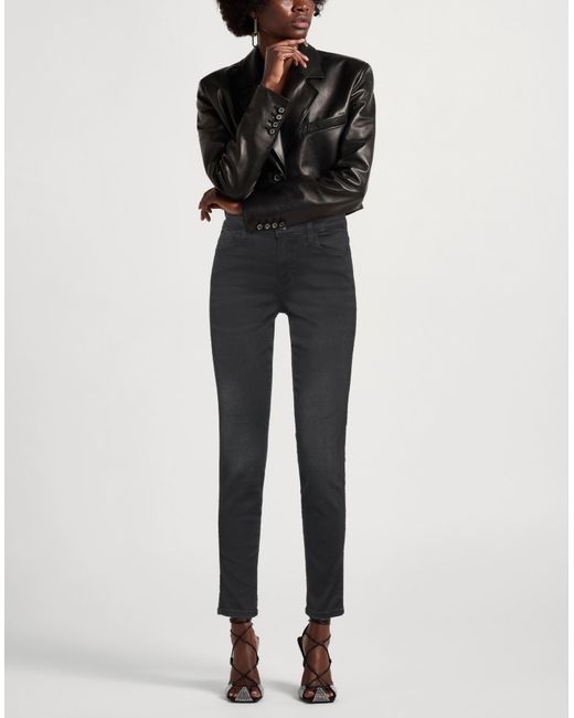 Guess Black Pants Cotton, Polyester, Elastane