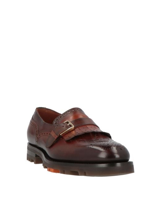 Santoni Brown Loafer for men
