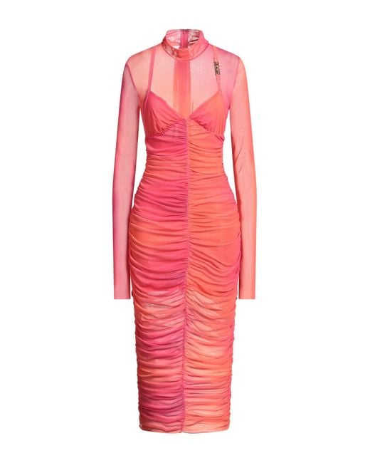 Versace Jeans Couture Pink Midi-Kleid