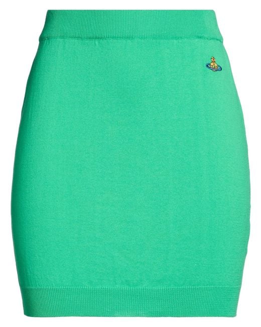 Vivienne Westwood Green Mini Skirt Cotton