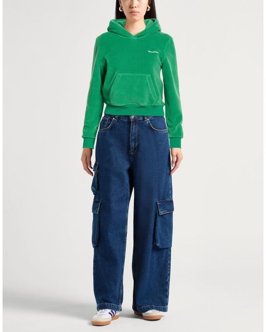 Sporty & Rich Green Sweatshirt Polyester