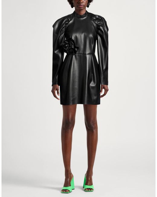Dixie Black Mini Dress Polyester, Polyurethane
