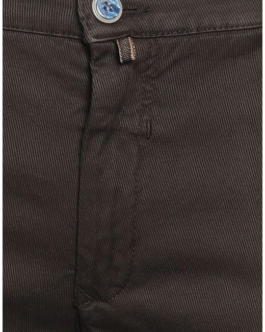 Barbati Gray Pants Cotton, Elastane for men