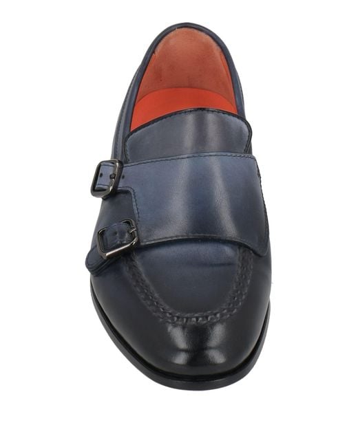 Santoni Blue Loafer for men