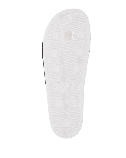 EA7 White Sandals for men