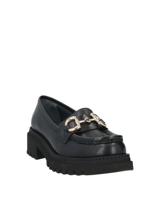 Calpierre Black Loafers Leather
