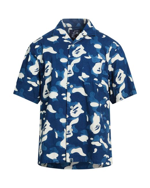 A Bathing Ape Blue Shirts for men