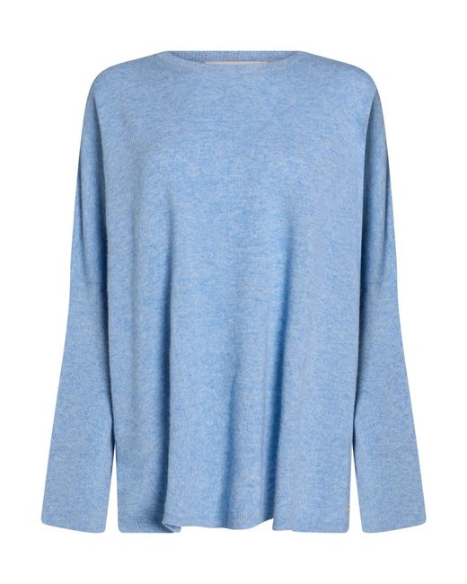 Mia Fratino Blue Sweater Cashmere
