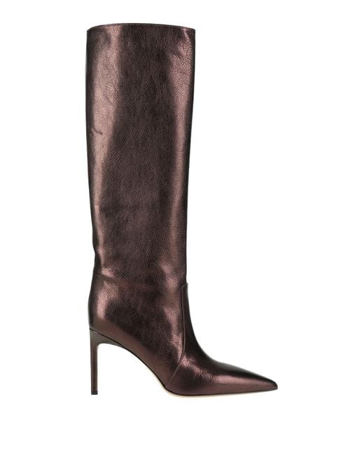 Bettina Vermillon Brown Boot