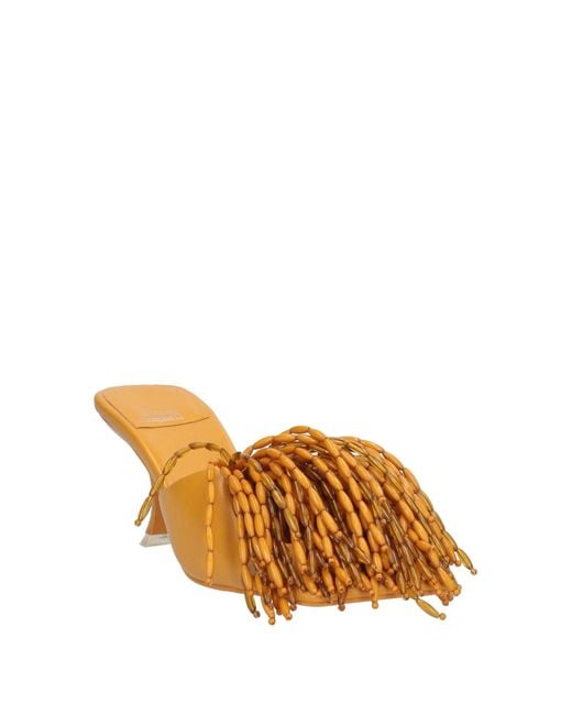 Jeffrey Campbell Brown Sandals Textile Fibers