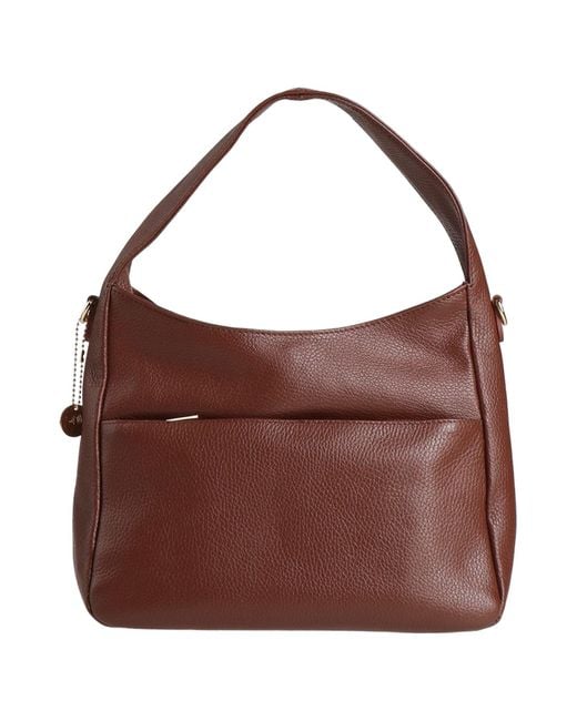 Laura Di Maggio Brown Handbag Leather