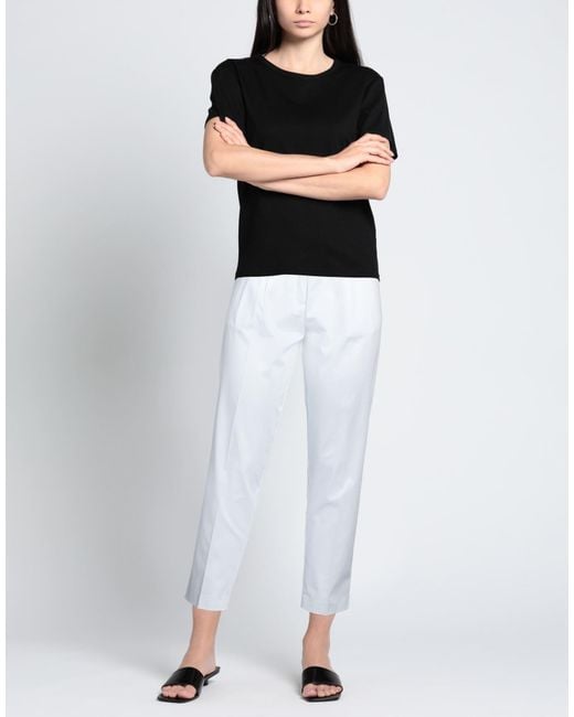 MEIMEIJ White Pants Cotton, Elastane