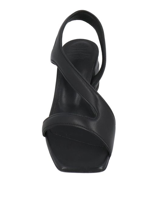 Officine Creative Black Sandals Leather