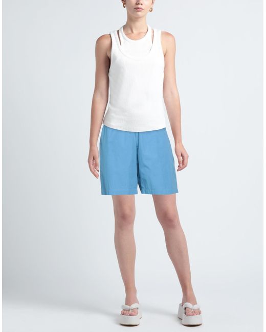 Jil Sander Blue Shorts & Bermuda Shorts