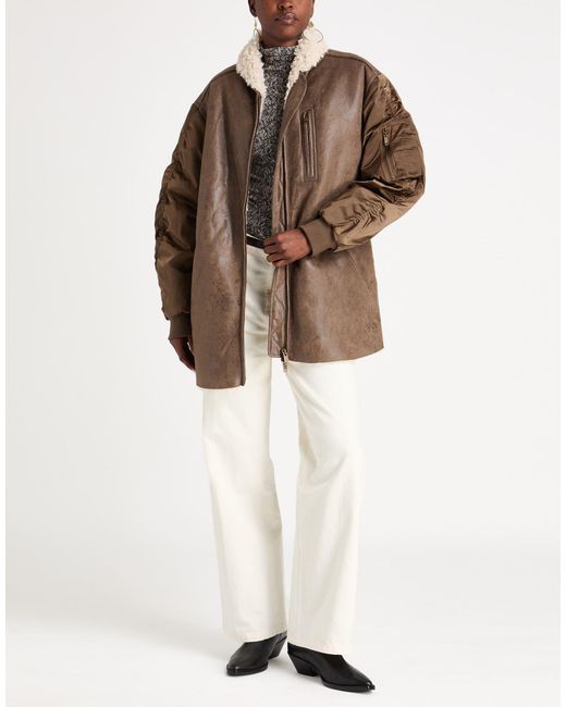 Isabel Marant Brown Shearling & Teddy