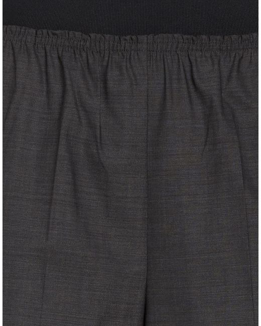 Alpha Studio Black Charcoal Pants Virgin Wool, Elastane