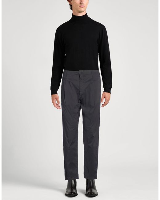 Dondup Gray Pants Cotton, Polyamide, Elastane for men