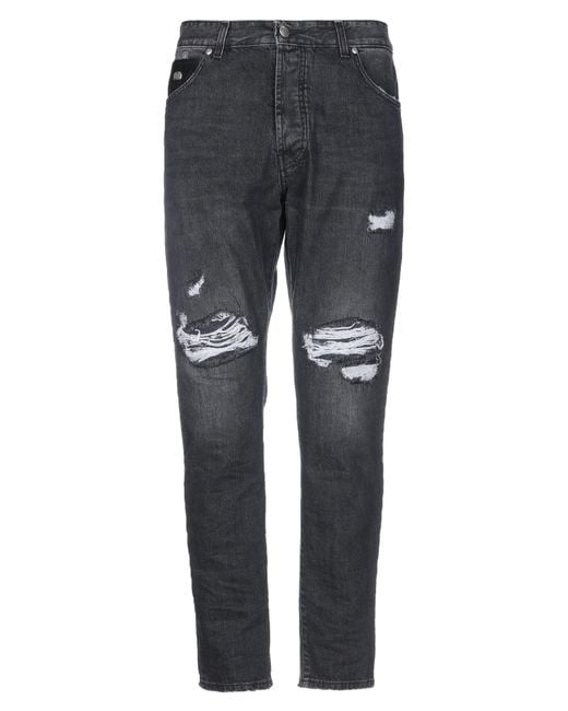 John Richmond Gray Jeans Cotton, Elastane for men