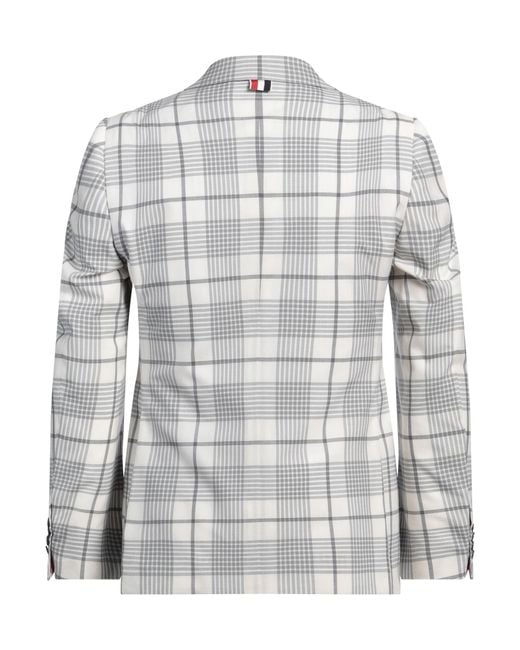 Thom Browne Gray Blazer Wool for men