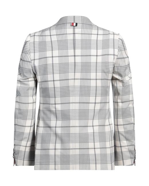 Thom Browne Gray Blazer Wool for men
