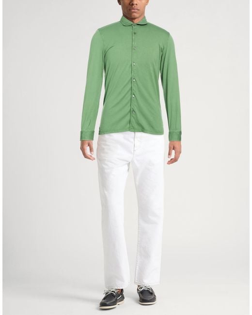 Fedeli Green Shirt for men