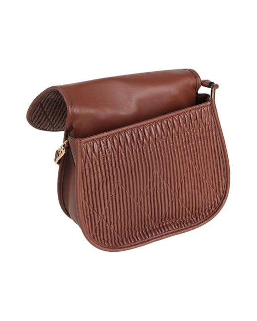 Alberta Ferretti Brown Cross-Body Bag