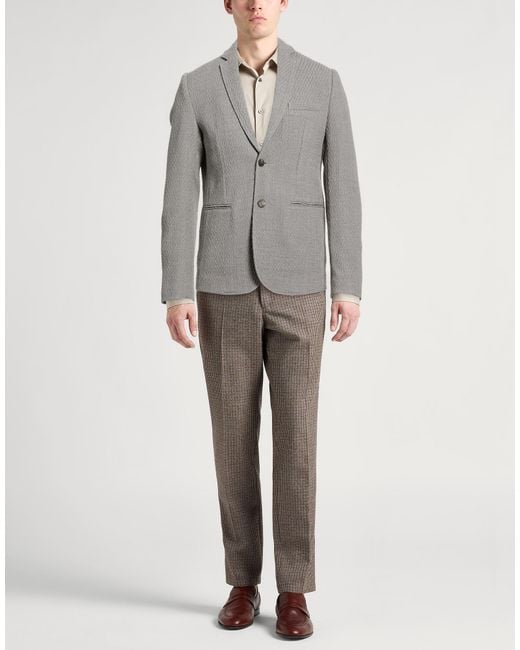 Emporio Armani Gray Blazer for men