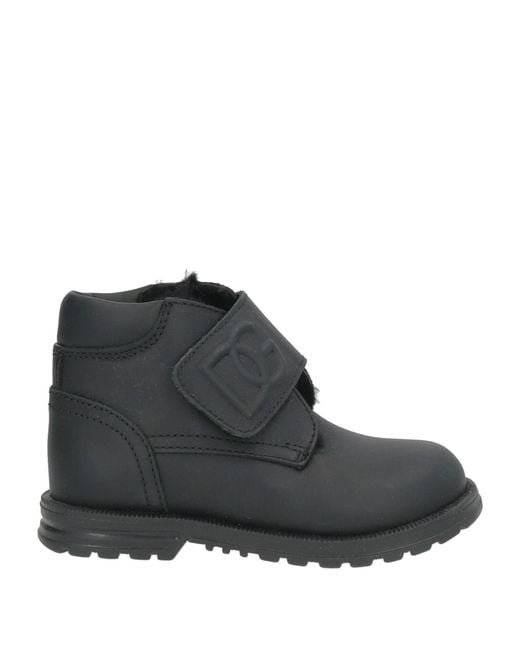 Dolce & Gabbana Black Ankle Boots