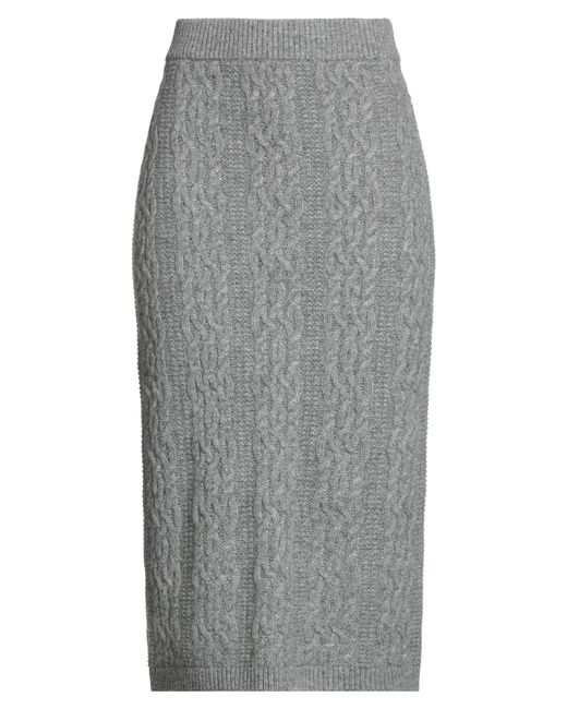 SELECTED Gray Midi Skirts